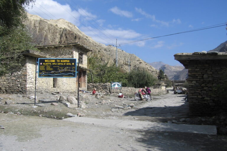 Marpha Village en Route to Lo Manthang