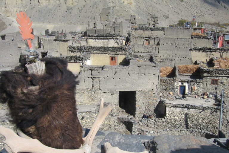 Village houses on the road to Lo Manthang